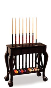 carved leg floor rack