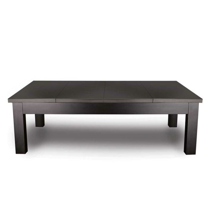Penelope pool table side view dining top on